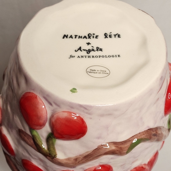 Anthropologie Tall Whimsical Bird Vase - Picture 4 of 4